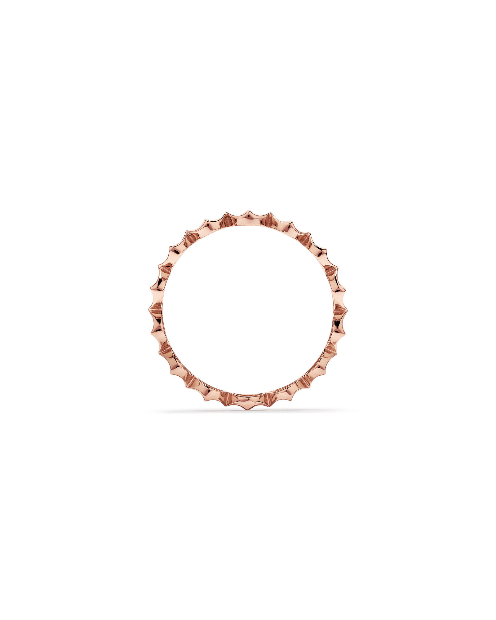 Signature Connect Curve Ring in 10kt Rose Gold