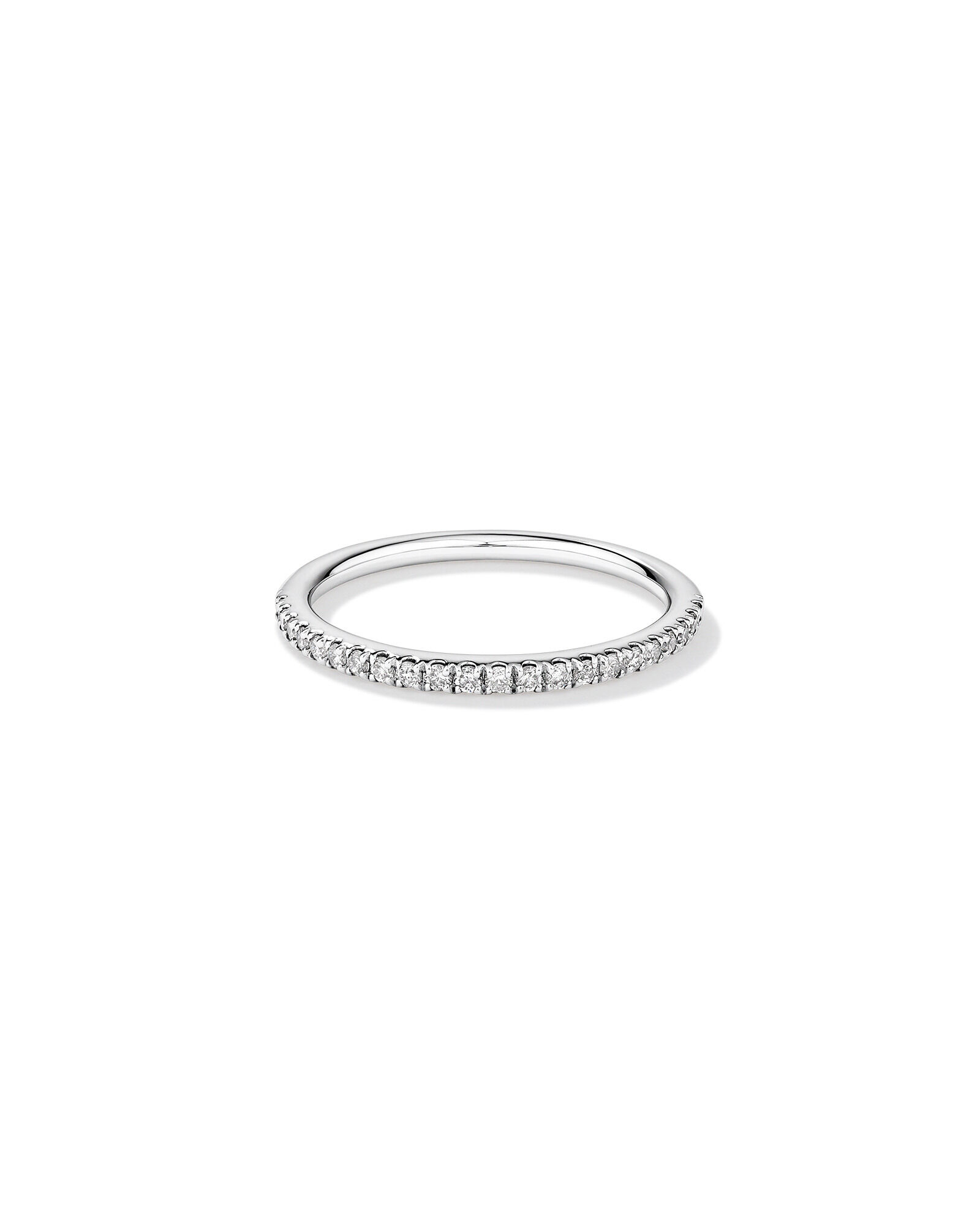 Wedding Band with 1/5 Carat TW of Diamonds in 14kt White Gold