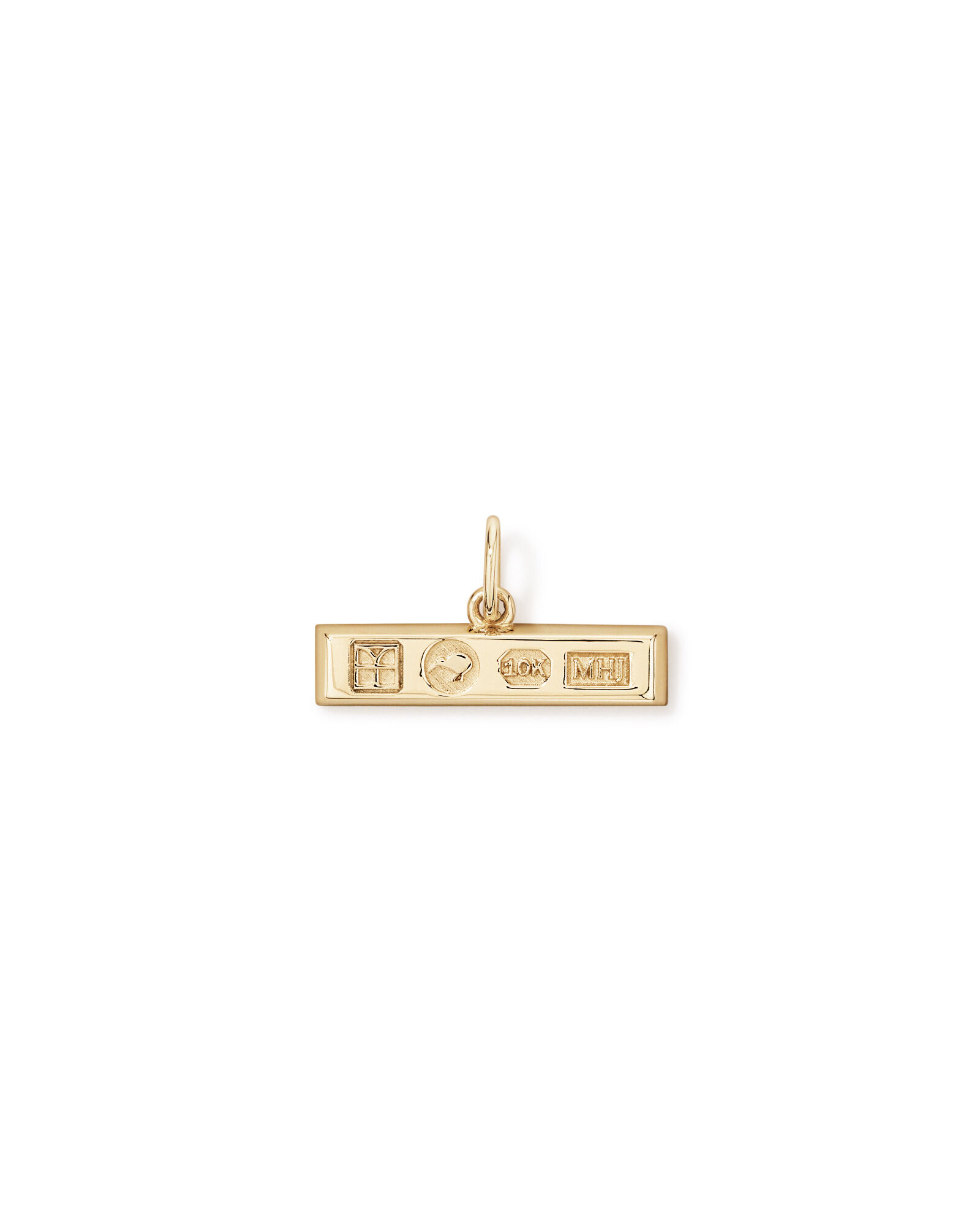 Ingot Pendant in 10kt Yellow Gold
