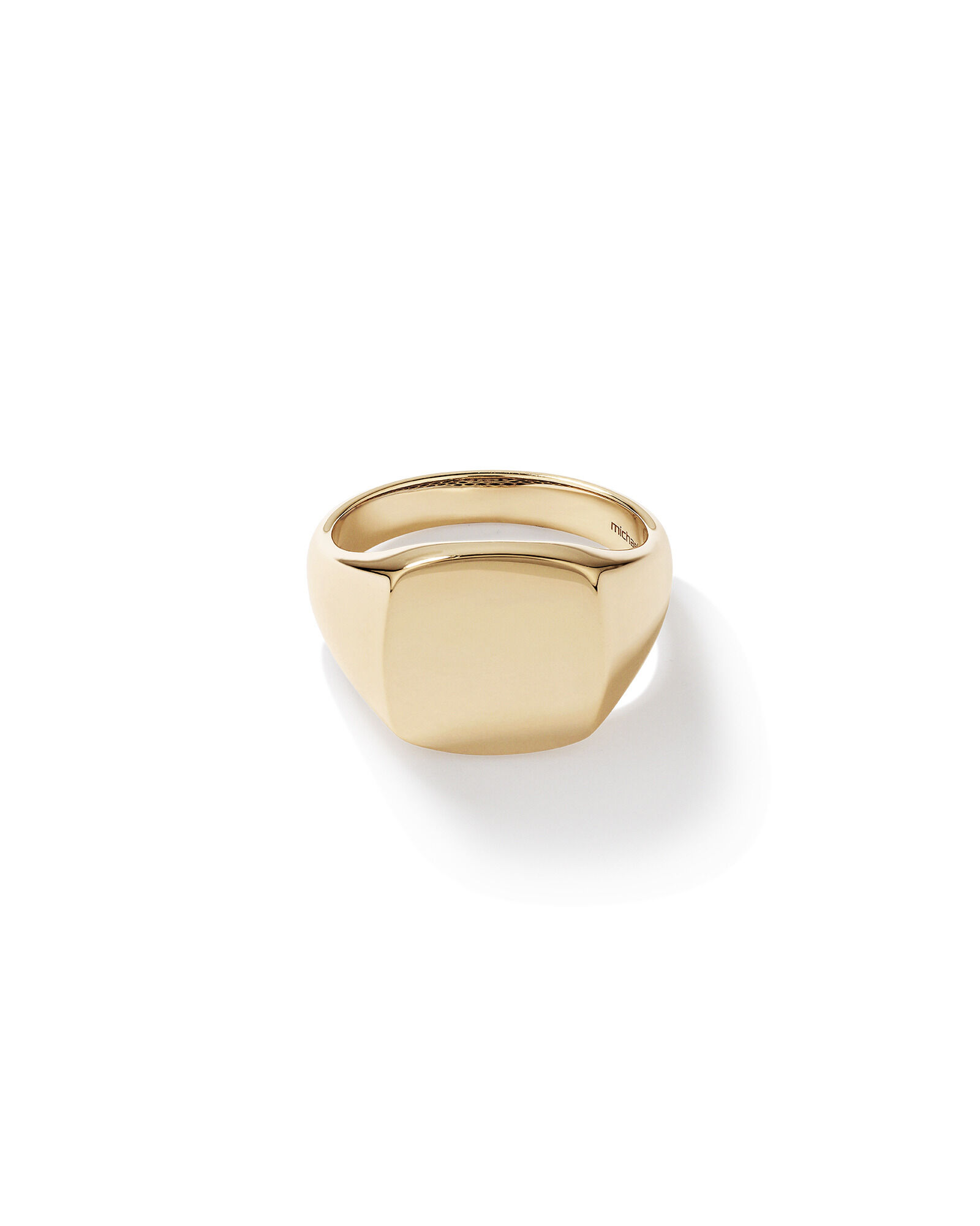 Men's Signet Ring in 10kt Yellow Gold