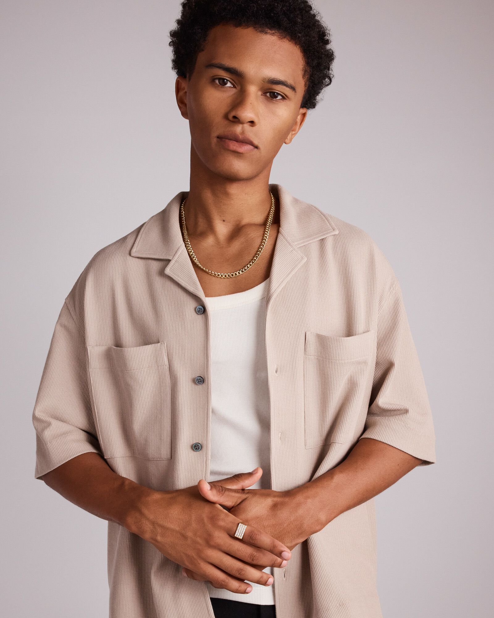 Men's Ring with 1.03 Carat TW of Diamonds in 10kt Yellow Gold