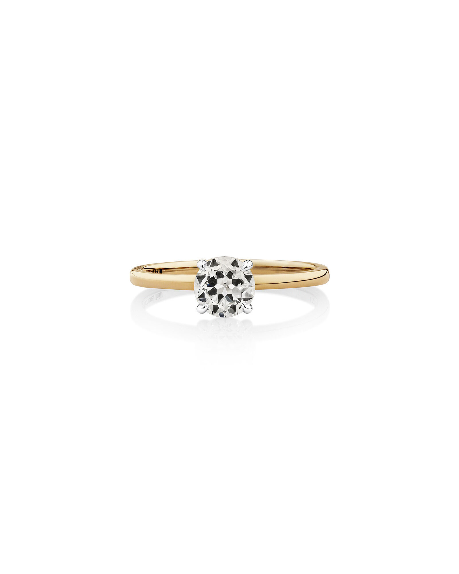 Southern Star Solitaire Engagement Ring with a 0.70 Carat TW Diamond in 18kt Yellow & White Gold