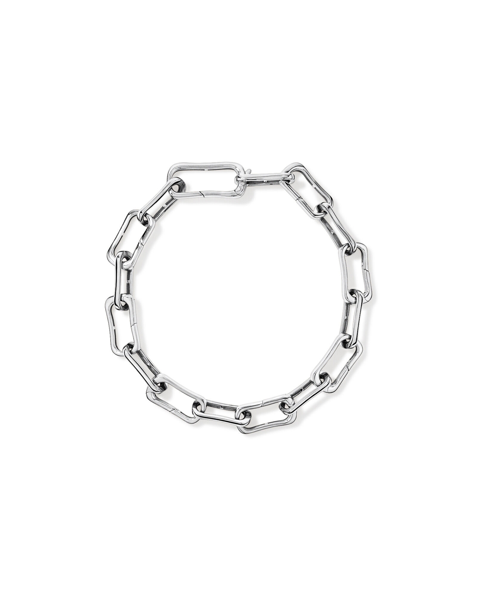 20.5cm (8.1") Alternate Clip Link Bracelet in Sterling Silver
