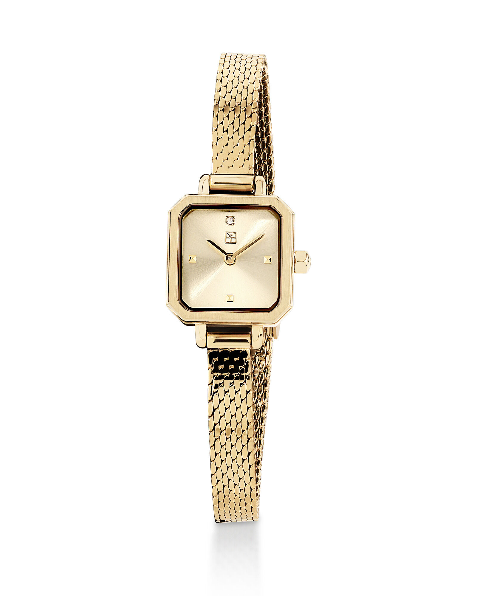 Ladies 17mm Petite Watch in Gold-Tone Stainless Steel