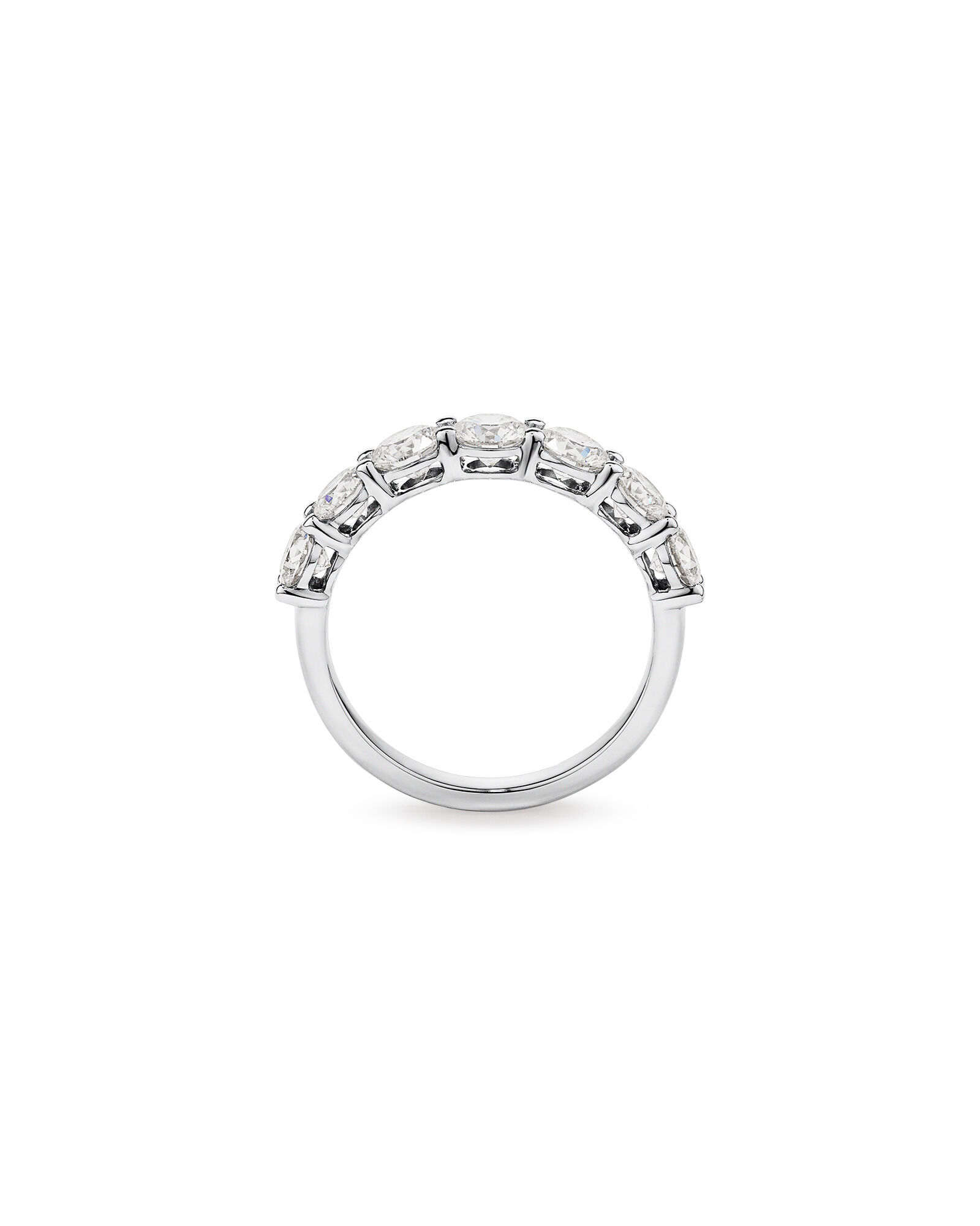 2.00 Carat TW Round Brilliant Laboratory-Grown Diamond Wedding Ring in 14kt White Gold