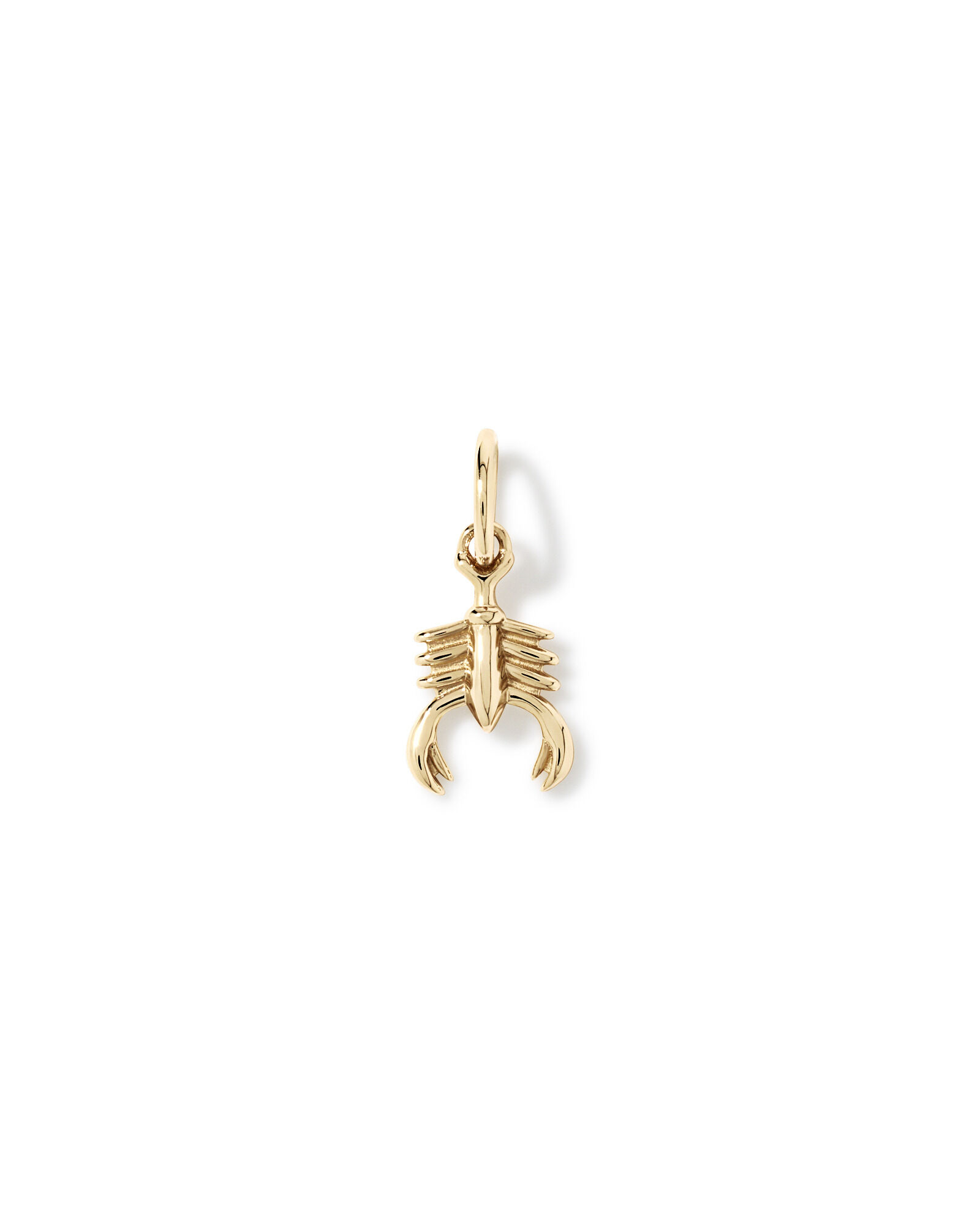 Lobster Pendant in 10kt Yellow Gold