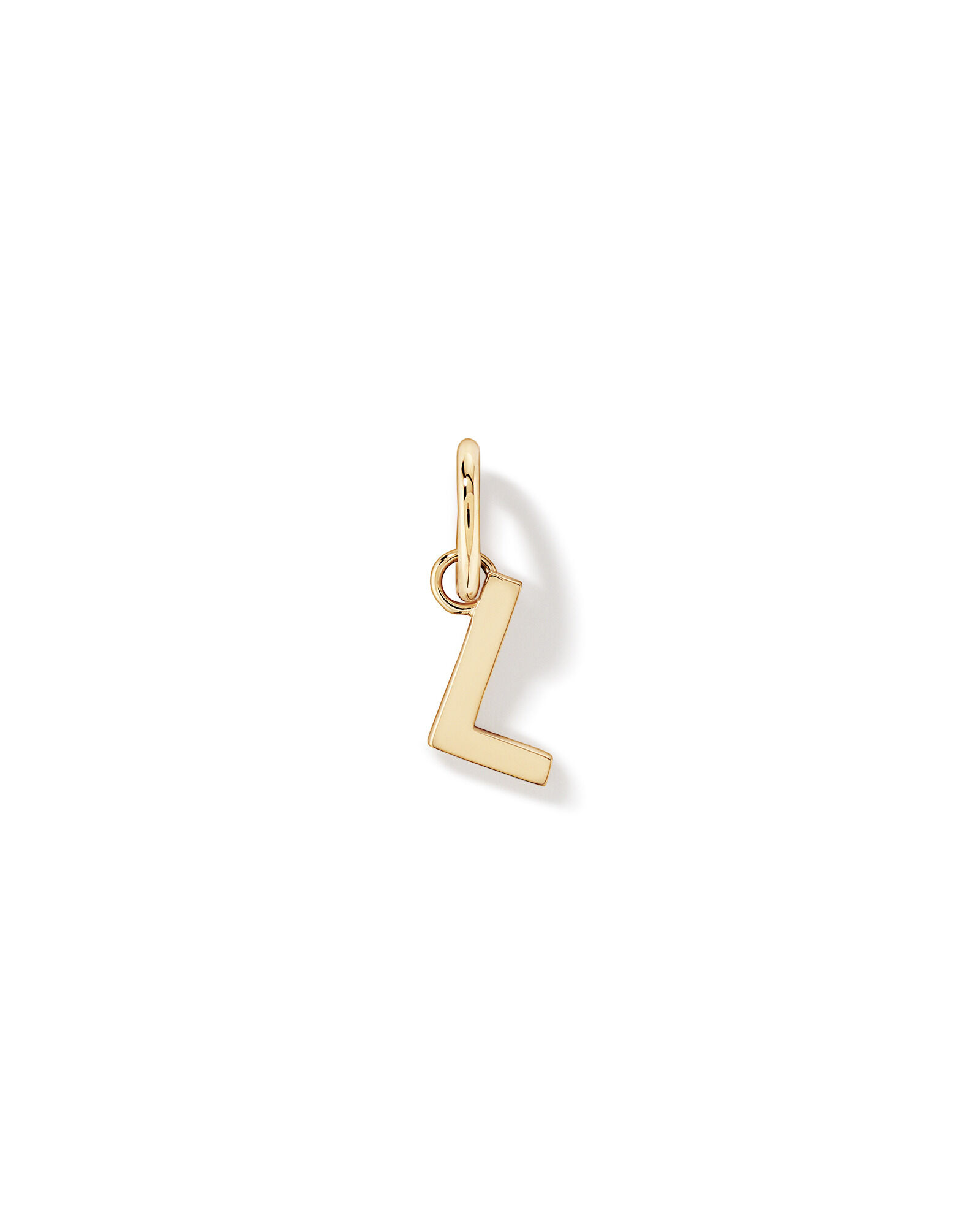 Letter L Initial Pendant in 10kt Yellow Gold