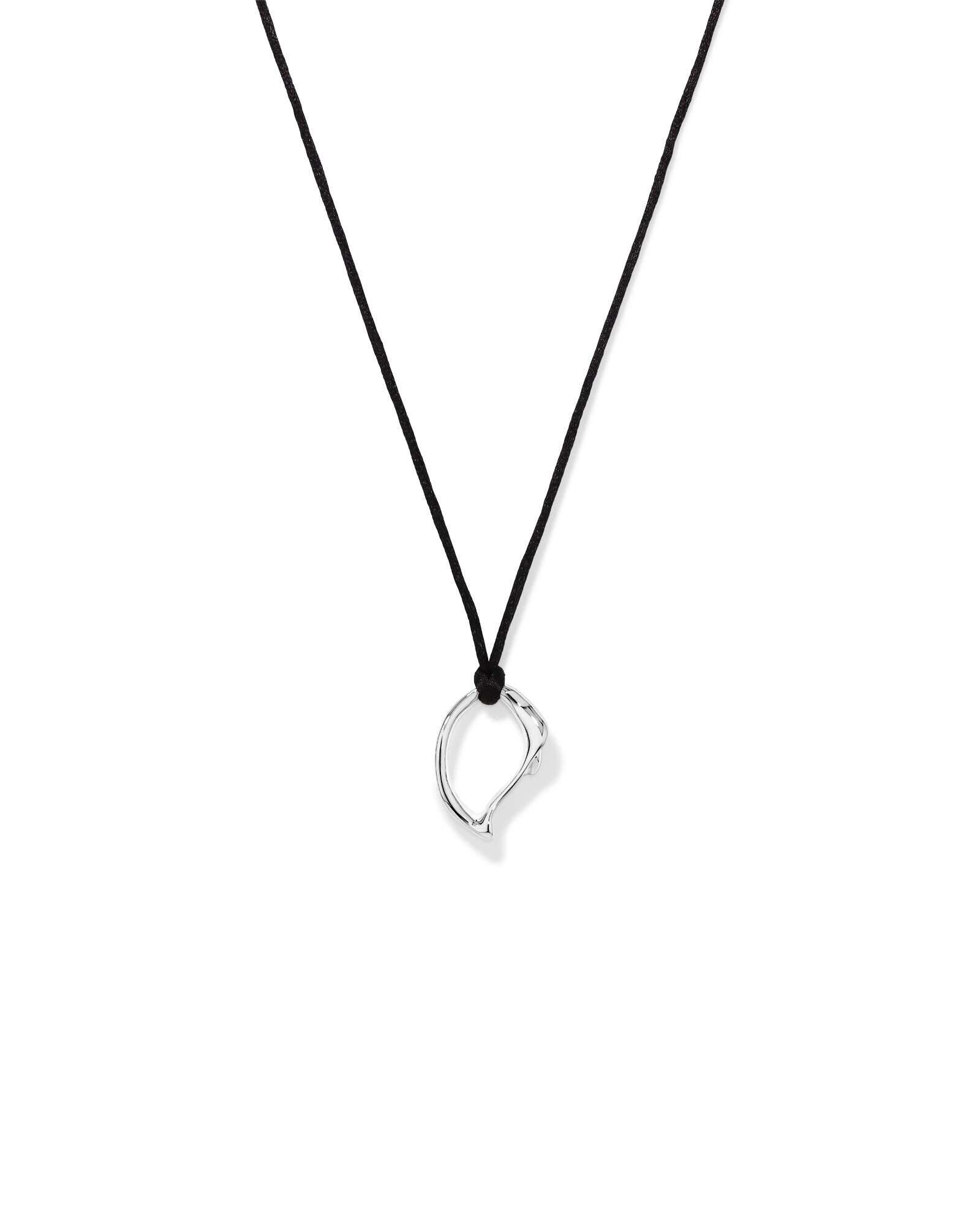 Satin Cord Spirits Bay Pendant in Sterling Silver