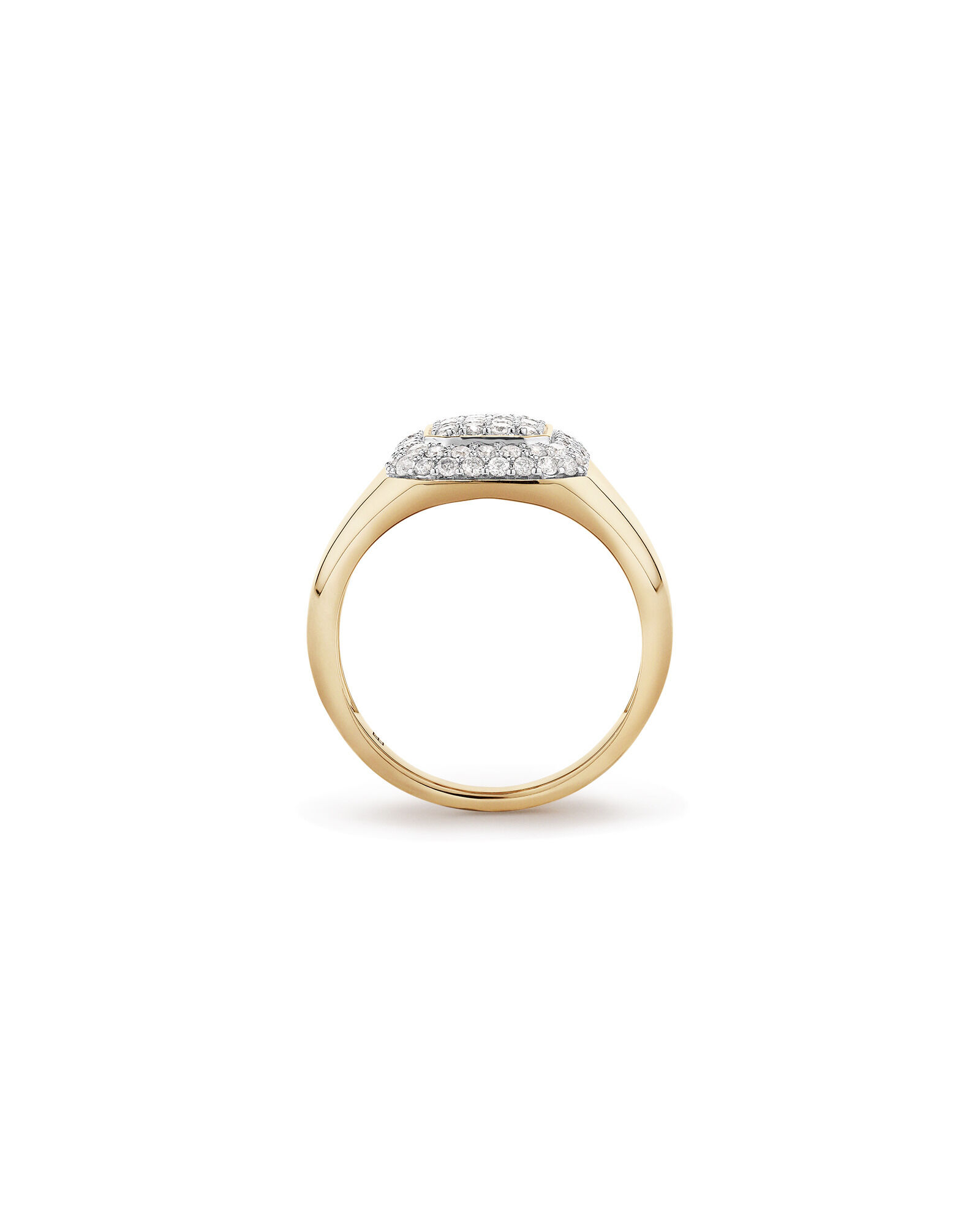 1.00 Carat TW of Cluster Diamonds in 10kt Yellow Gold