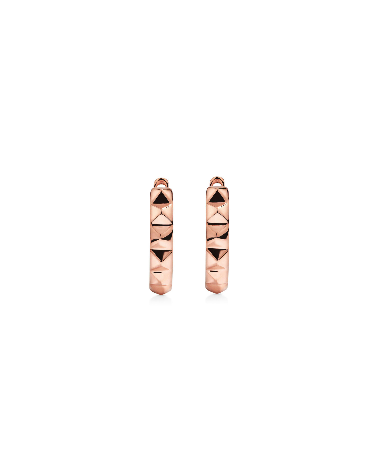 Signature Connect Huggie Earrings in 10kt Rose Gold