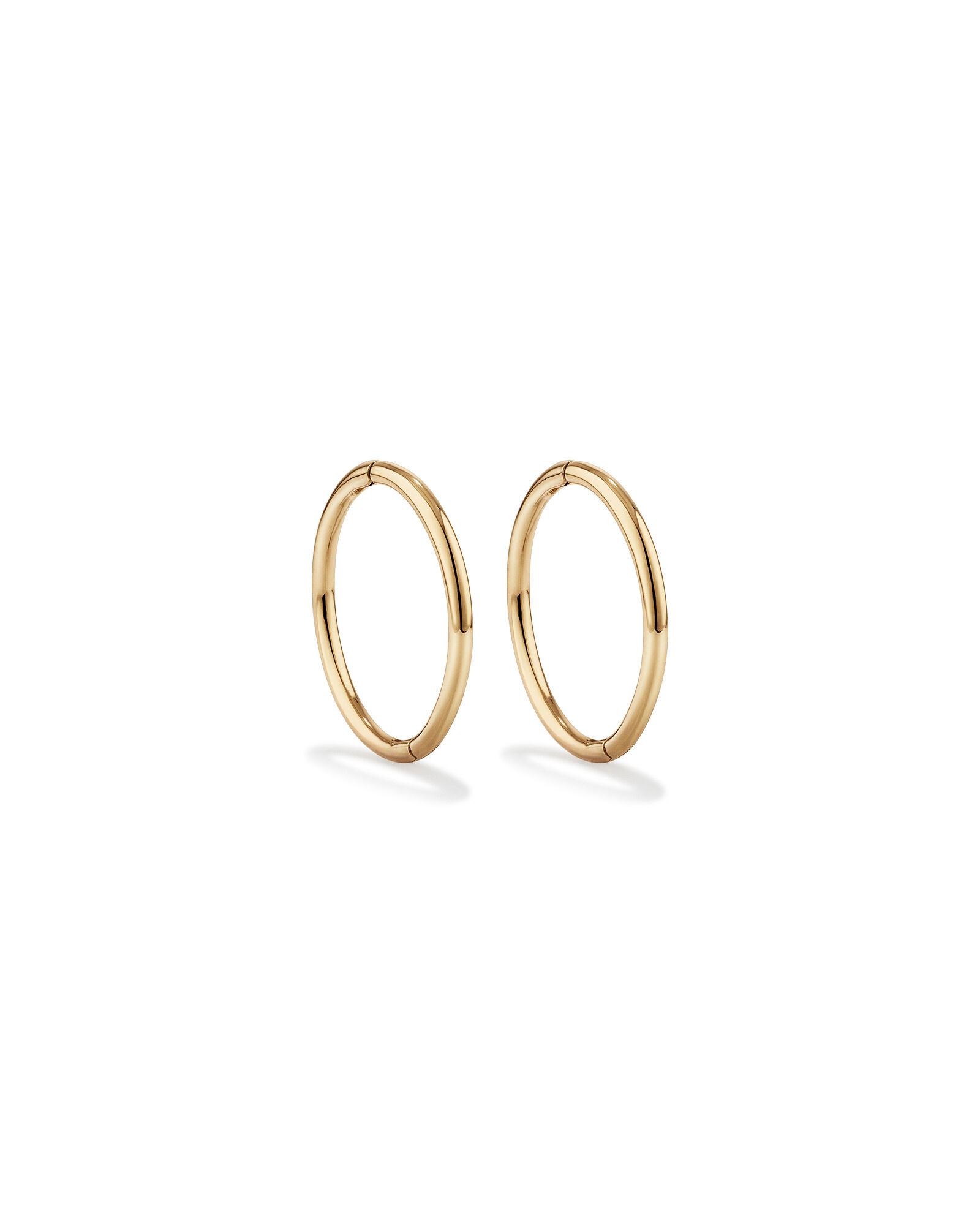 12mm Sleepers in 10kt Yellow Gold