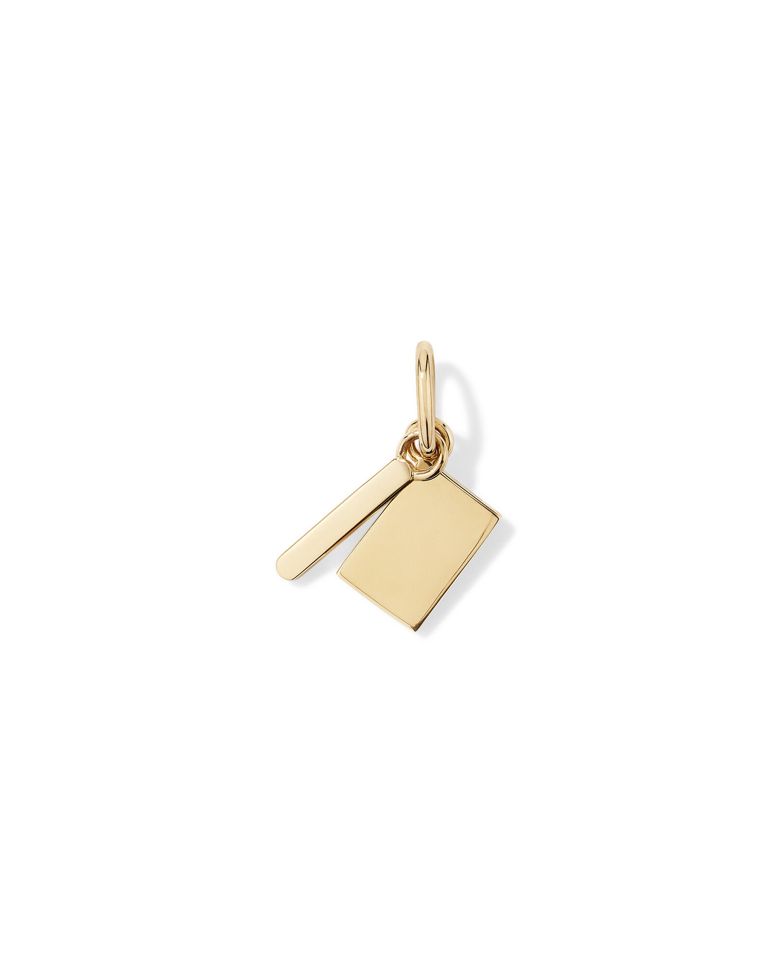 New Zealand Postcard Pendant in 10kt Yellow Gold