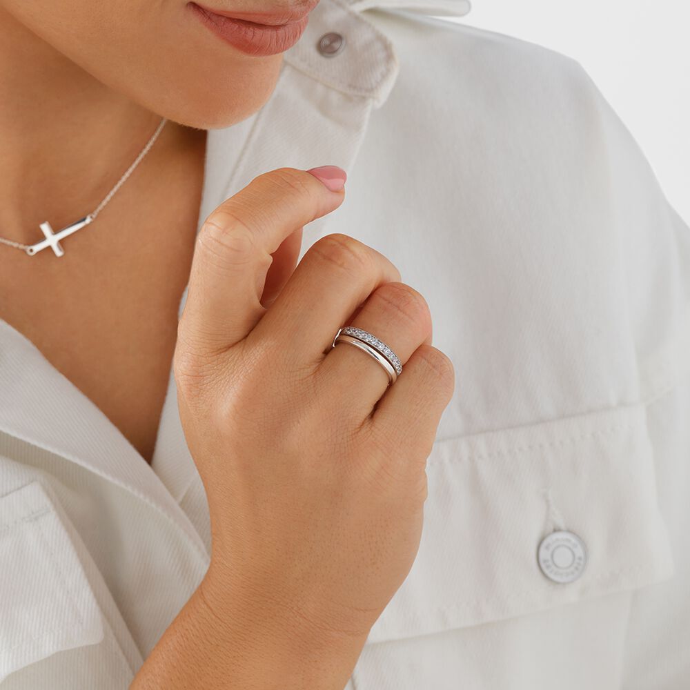 Stacker Ring in Sterling Silver