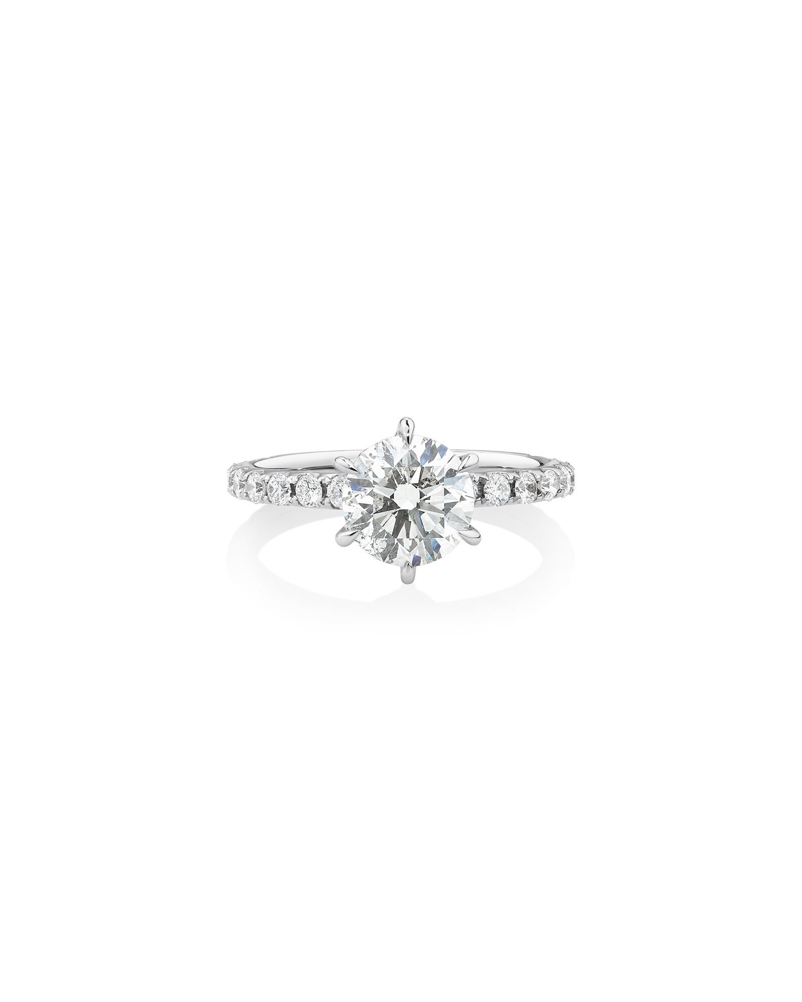 Sir Michael Hill Designer Engagement Ring with 1.97 Carat TW of Diamonds in 18kt White Gold