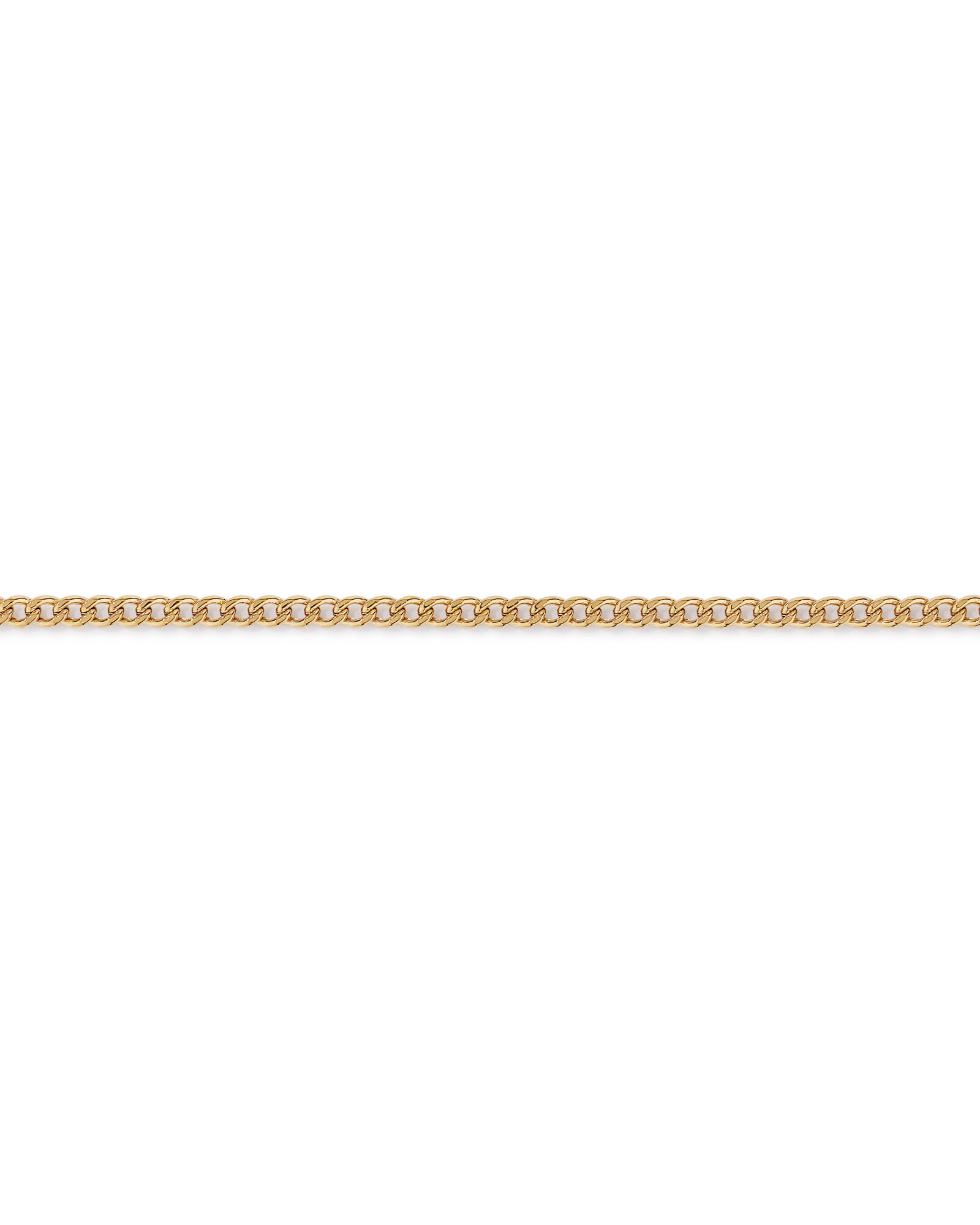 19cm (22") 4.2mm Width Semi Solid Diamond Cut Curb Bracelet in 10kt Yellow Gold
