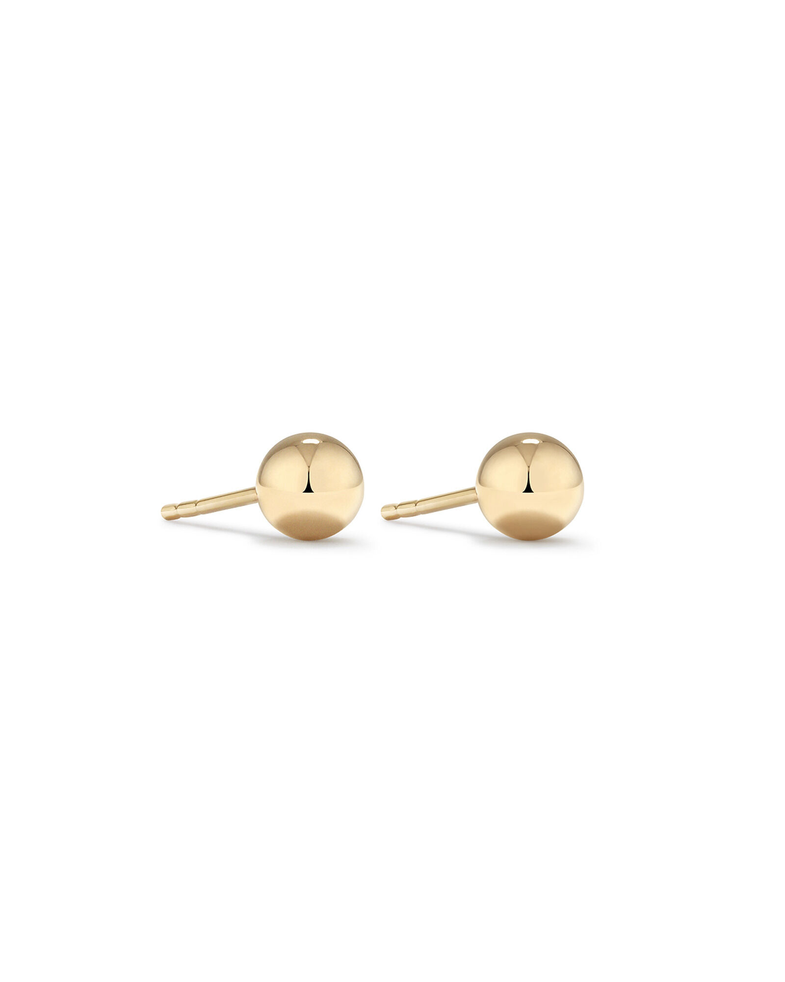 5mm Ball Stud Earrings in 10kt Yellow Gold