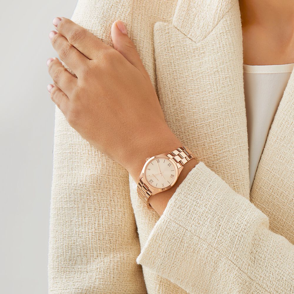 Ladies Watch in Rose Tone Stainless Steel