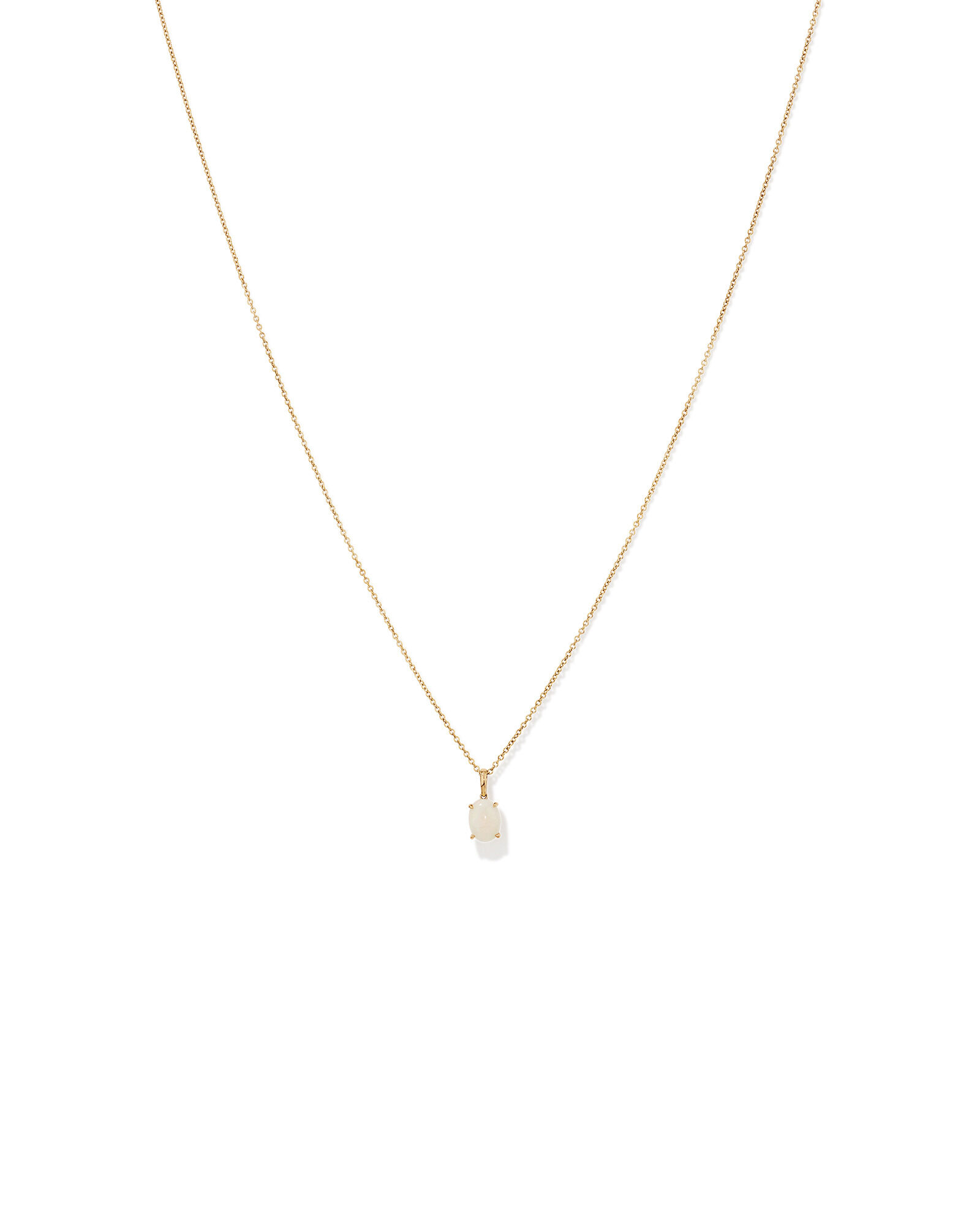 Australian Opal Pendant with Chain in 10kt Yellow Gold