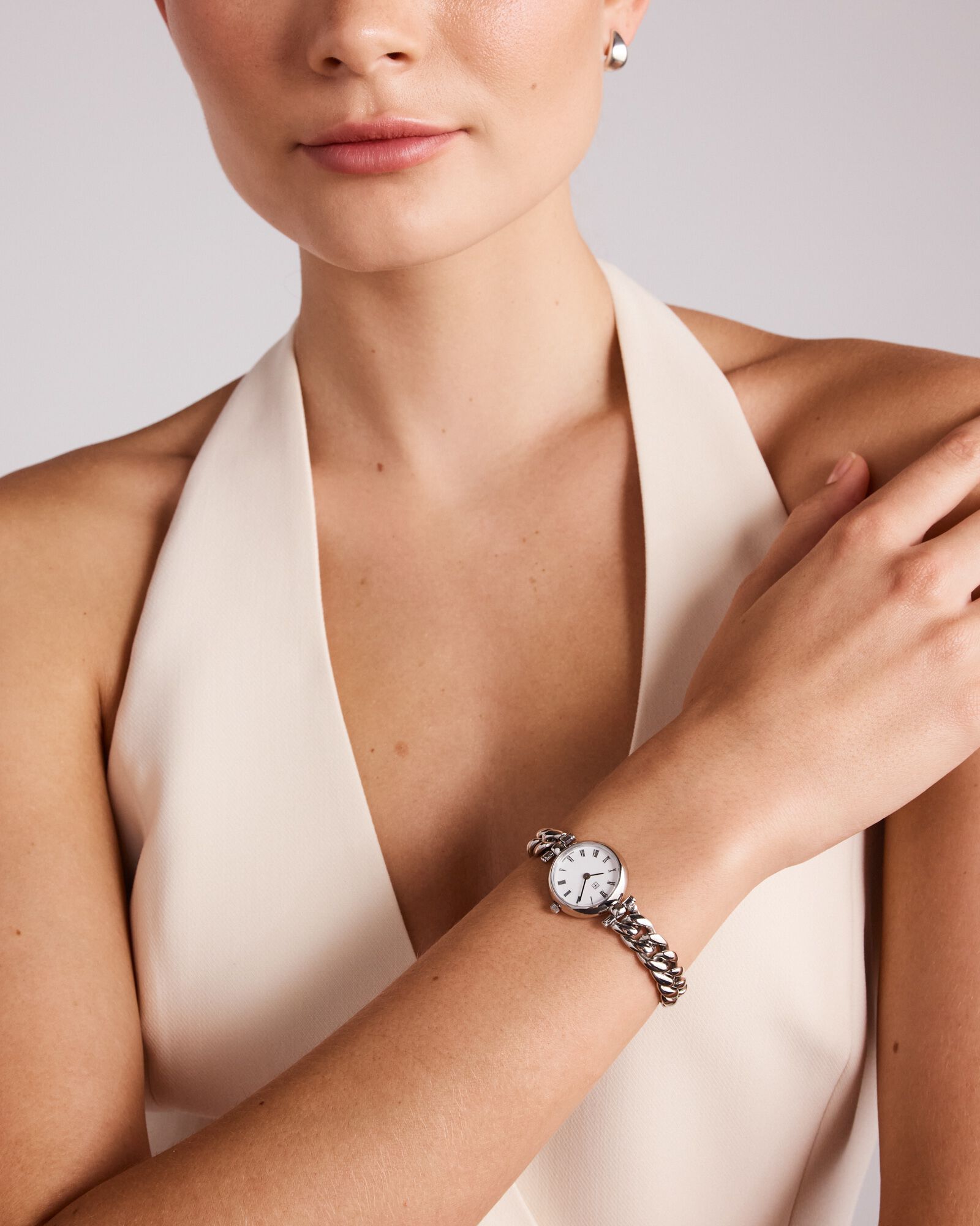 Ladies Fancy Watch in Stainless Steel