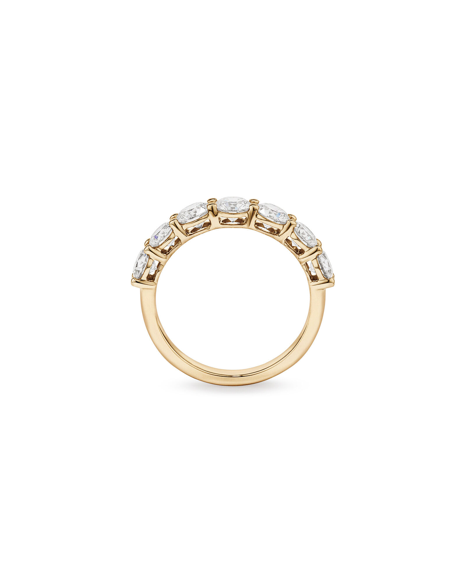 2.00 Carat TW Round Brilliant Laboratory-Grown Diamond Wedding Ring in 14kt Yellow Gold