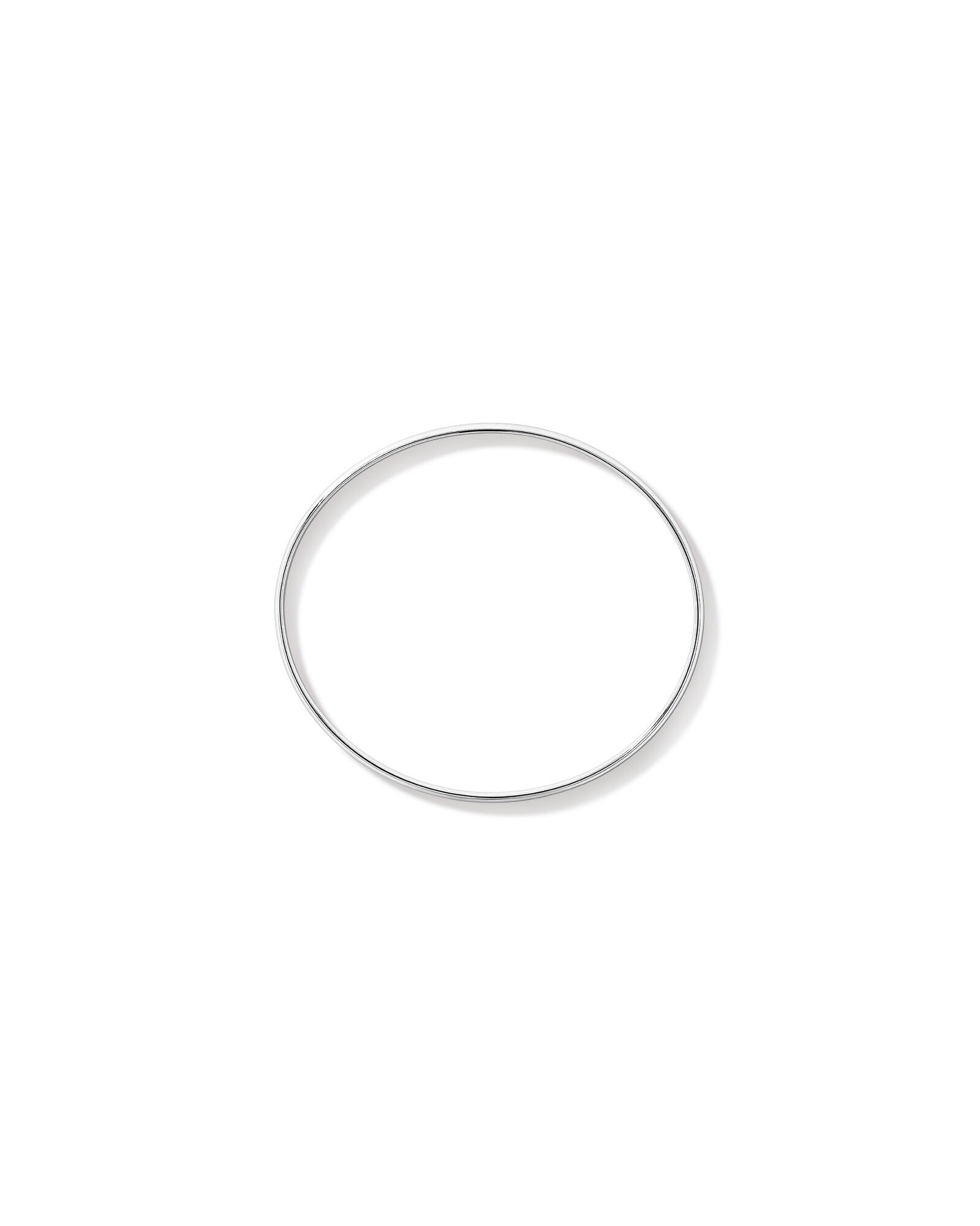 4mm-4.5mm Oval Bangle in Sterling Silver