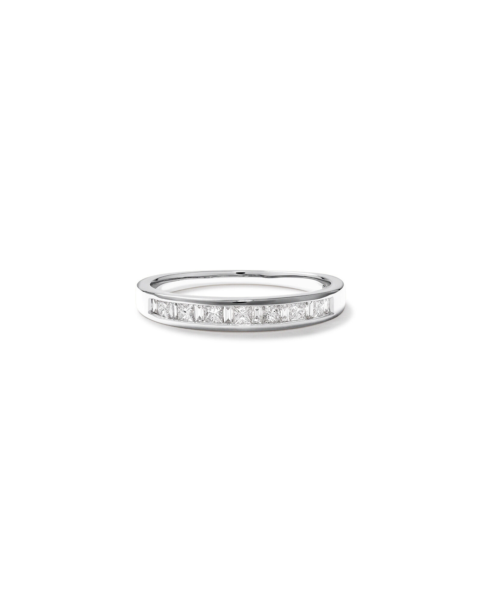 Wedding Band with 1/2 Carat TW of Diamonds in 14kt White Gold