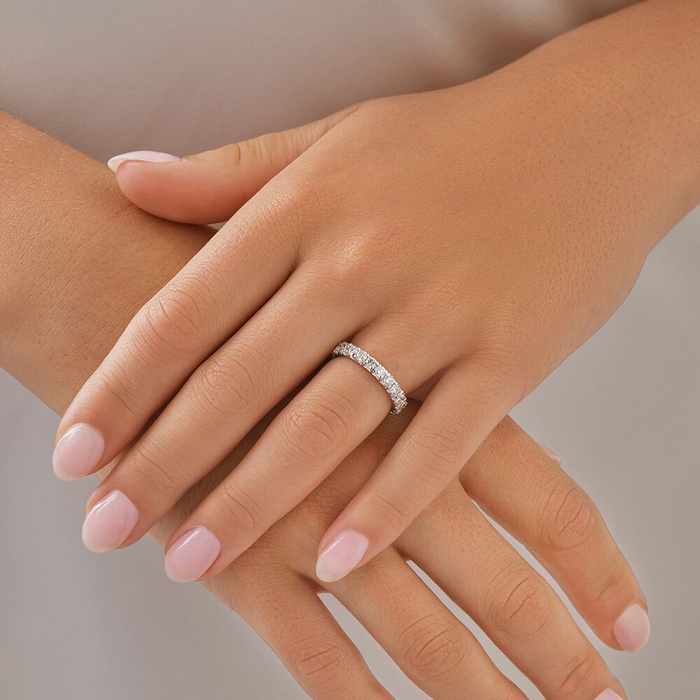 Eternity Band with 1.85 Carat TW Diamonds in Platinum