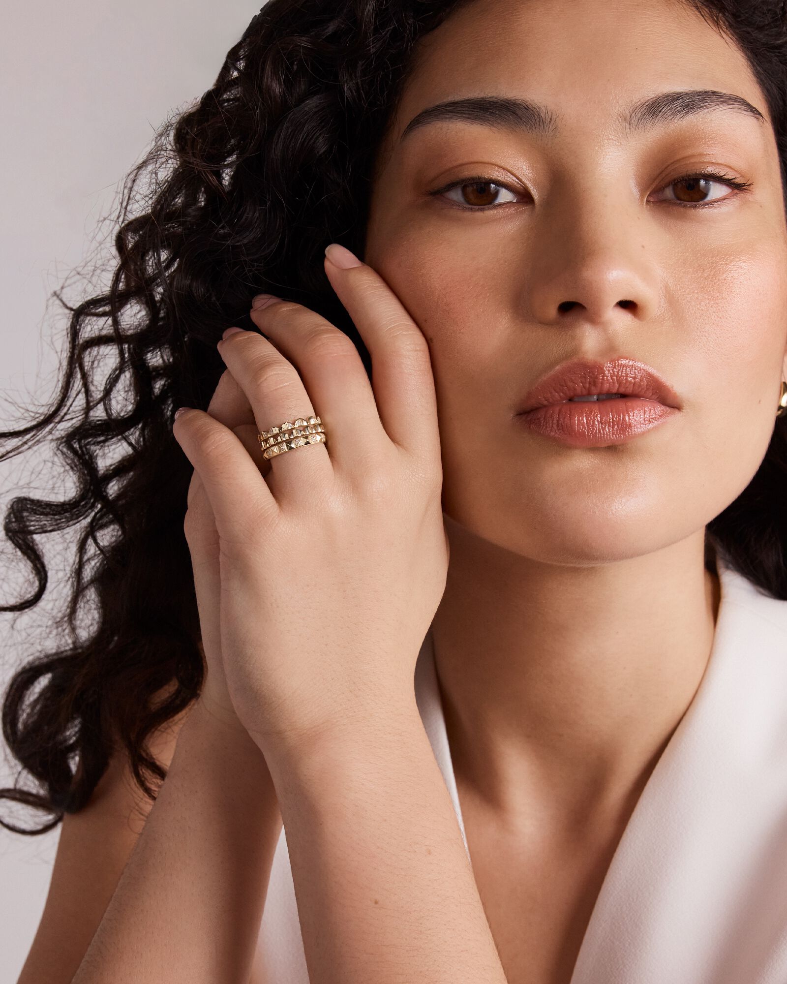 Signature Connect Linear Diamond Ring in 10kt Yellow Gold