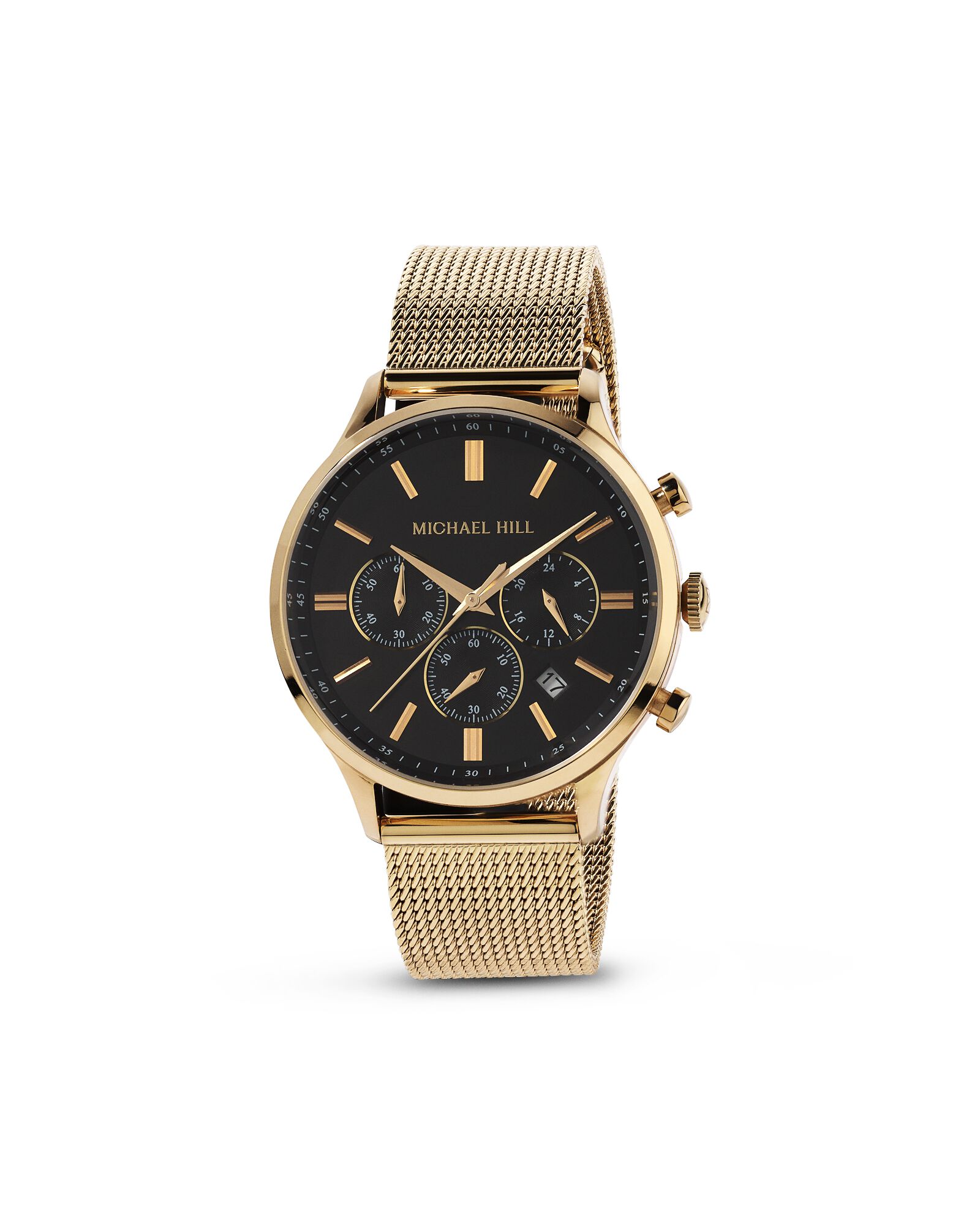 Men's Chronograph Watch in Gold Tone Stainless Steel
