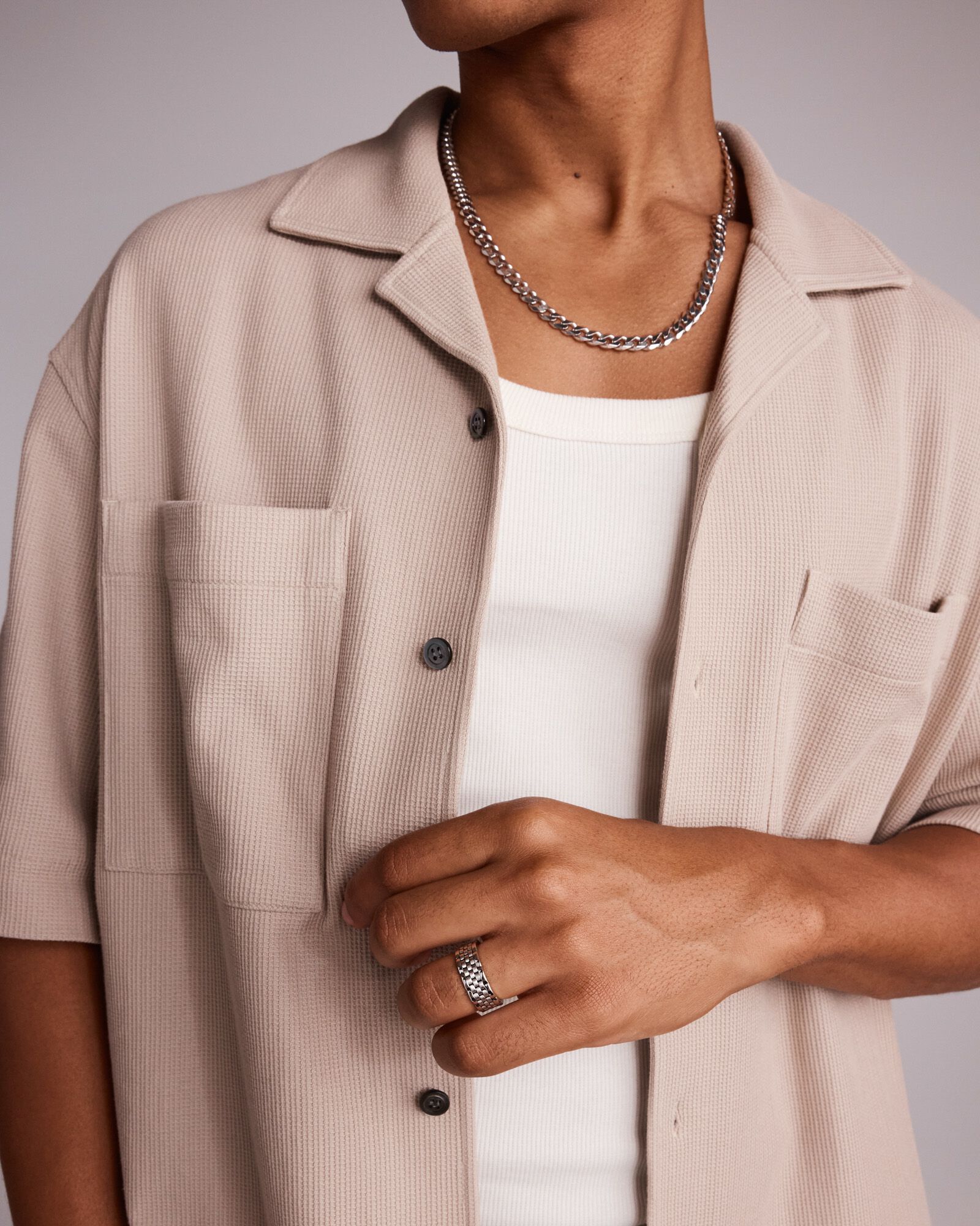 9.3mm Curb Chain in Sterling Silver