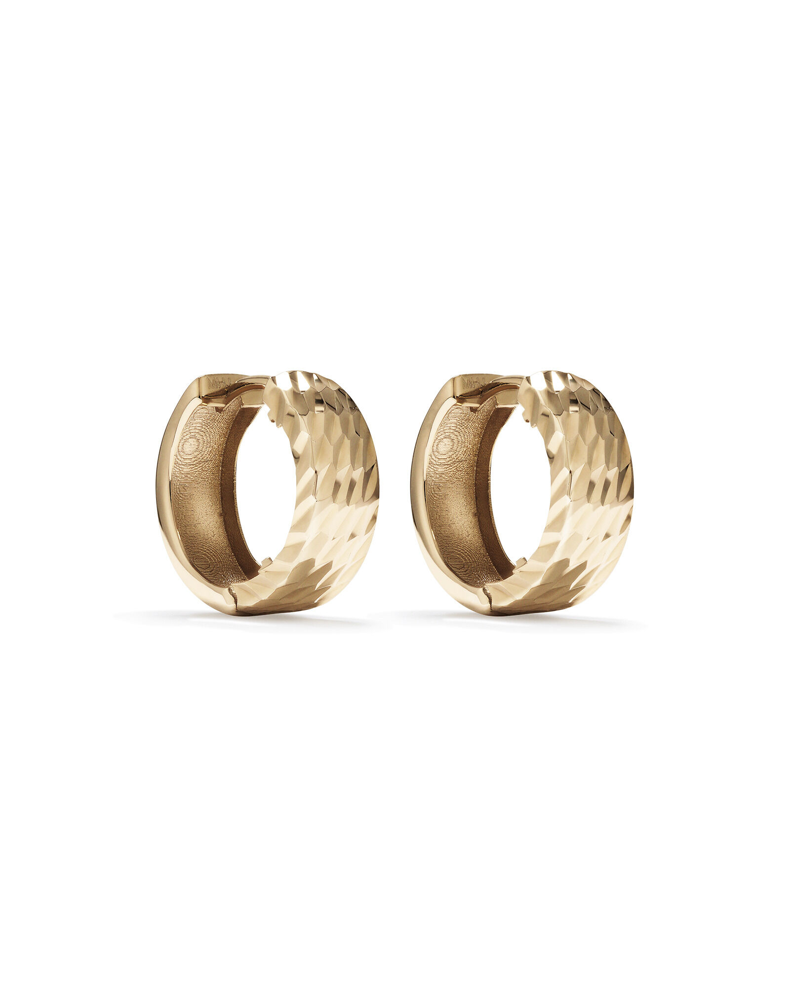 11mm Huggie Earrings in 10kt Yellow Gold