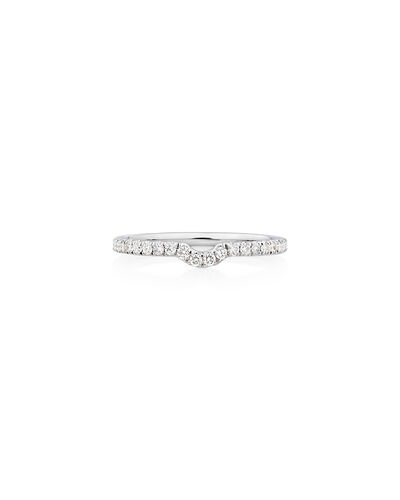 Sir Michael Hill Designer Wedding Band with 0.28 Carat TW of Diamonds in 18kt White Gold