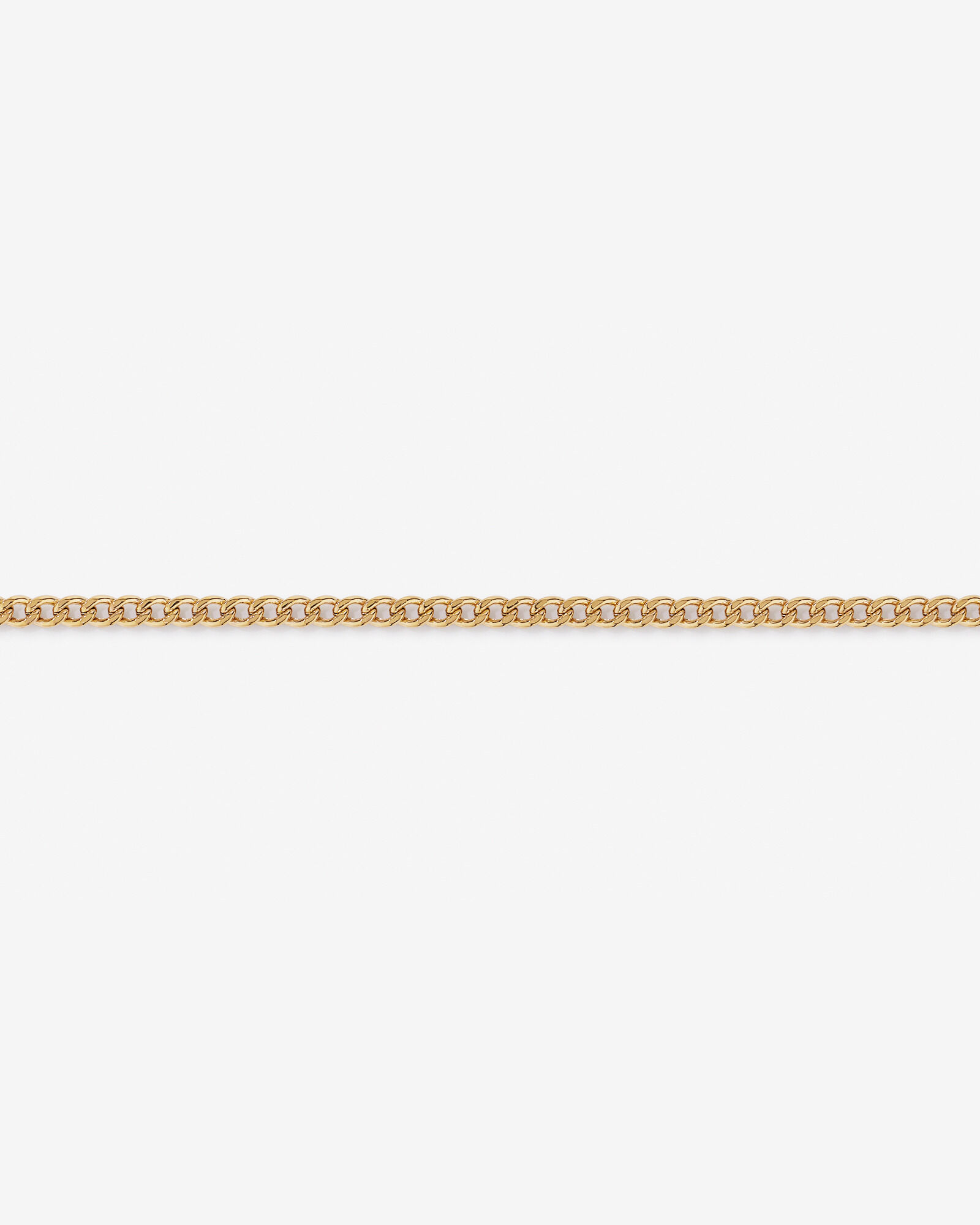 17cm (22") 4.2mm Width Semi Solid Diamond Cut Curb Bracelet in 10kt Yellow Gold