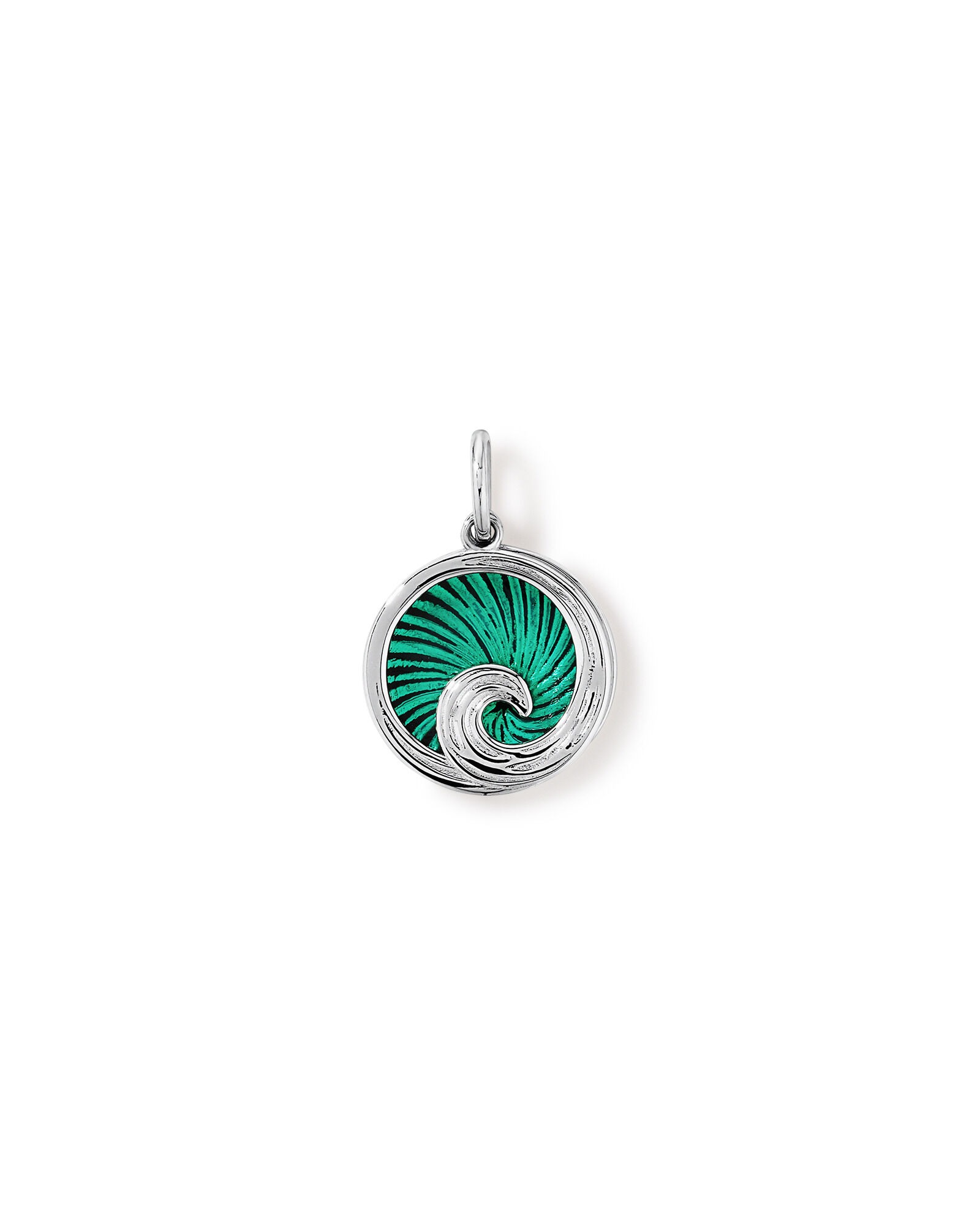 Open Wave Pendant in Sterling Silver